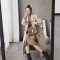 秋冬新款慵懒高领毛衣女内搭宽松加厚长款毛衣裙过膝打底连衣裙冬轮播图3
