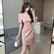 批发古<b class='q'>时尚</b>气质温柔少女改良<b class='q'>旗袍</b>裙高端女神范连衣裙内里包边包条