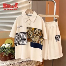 批发原版质量套装夏季儿童装短裤两件套速干篮球服夏装中大童薄款衣服