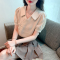 实拍 2023年夏款新中式盘扣衬衫女短袖薄款设计感小众翻领衬衣轮播图1