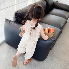 批发<b class='q'>女</b><b class='q'>童</b>夏季防蚊套装儿童韩版背心衣服2023新款网红夏款时髦宝宝<b class='q'>童装</b>