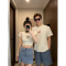官图 6535拉架棉 夏季小众设计感短袖T恤高级感显瘦女新款轮播图3