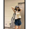 精梳纯棉美式无袖坎肩背心小众宽松设计感夏季2023新款纯棉t恤轮播图5