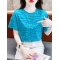 豹纹刺绣纯棉短袖t恤女ins潮2023年新款女装夏装体恤宽松别致上衣轮播图2