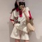 套装女时尚卡通宽松polo领拼色短袖T恤ins潮牌休闲短裤气质运动服轮播图4