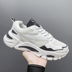 批发2023夏季新款情侣款透气网面<b class='q'>韩版</b>老爹鞋男鞋货号