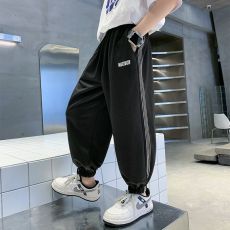 批发童装男童夏装裤子防蚊裤2026新款儿童薄款中大童夏季纯棉运动裤潮