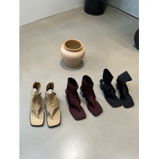 批发2023夏季欧美风性感尖头低跟中空凉靴镂空弹力瘦瘦短靴女