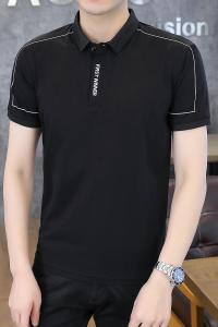 RM15982#男士翻领polo衫夏季新款短袖T恤商务冰感半袖体恤修身潮流上衣服
