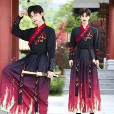 批发原创汉<b class='q'>服</b>涅槃中国风刺绣武侠男女同款cp装<b class='q'>学生</b><b class='q'>班</b>团<b class='q'>服</b>成人礼<b class='q'>服</b>