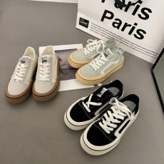 批发小众设计百搭学生休闲女鞋夏季透气帆布鞋