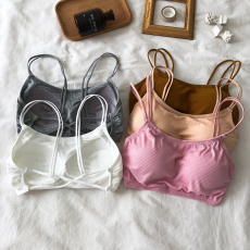 批发实拍实价<b class='q'>春</b>款 手掌按摩罩杯一体式小吊带背心美背裹胸