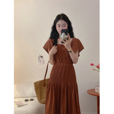 批发实拍 纯棉重工短袖衬衫2023夏上衣套装设计感半身裙两件套<b class='q'>连衣裙</b>