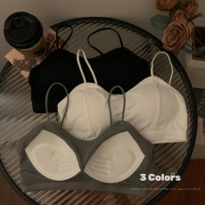 批发实拍实价<b class='q'>春</b>夏季冰丝内搭性感吊带背心女修身美背抹胸外穿裹胸女