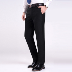 批发<b class='q'>男士</b>西裤青年商务职业正装修身西装裤秋季男青年直筒<b class='q'>西服</b>裤子免烫