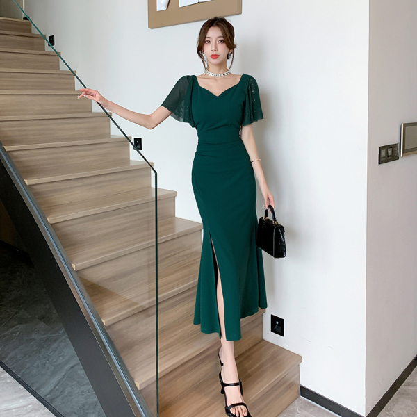 RM18212#夏季新款时尚网红炸街显瘦修身长裙包臀连衣裙4333