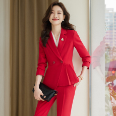 批发2023秋冬职业西装套装女气质女神范前台售楼部<b class='q'>珠宝</b>店工作服工装