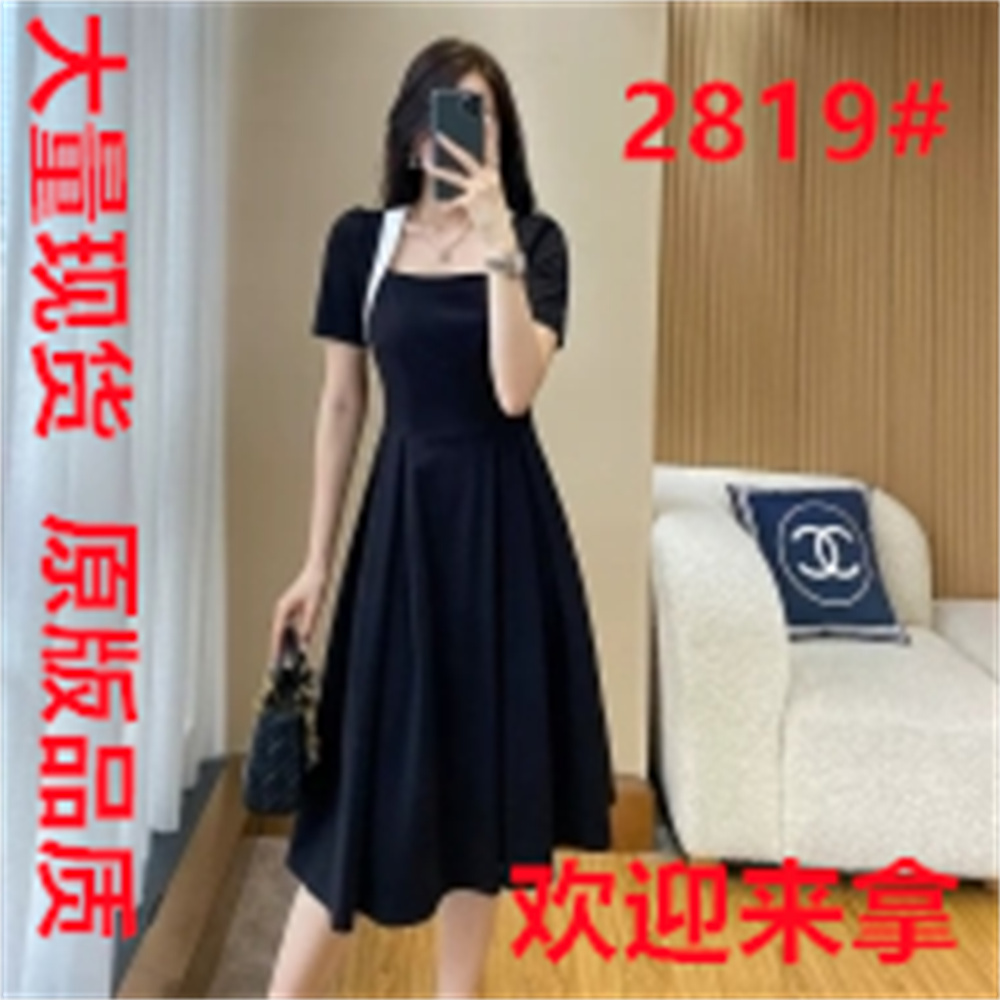 PF15810#法式轻奢小众黑色晚礼服连衣裙夏季新款高级感宴会显瘦小黑裙女...