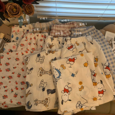 批发实价实拍 <b class='q'>个性</b>印花休闲居家<b class='q'>打底裤</b>外穿长裤阔腿裤女夏薄款