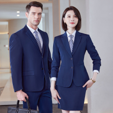 批发加绒西装套装女<b class='q'>秋</b>冬加厚酒店职业装男女同款西服正装银行工作服