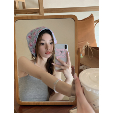 批发实拍不减价 ins<b class='q'>甜美</b><b class='q'>可爱</b>风手工针织发带女个性钩花文艺风三角头巾