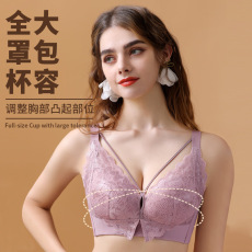 批发<b class='q'>品牌</b>正品少文大胸显小轻薄蜂巢杯胸罩<b class='q'>文胸</b>女内衣女聚拢防下垂