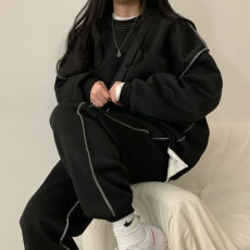 批发秋冬套装女休闲<b class='q'>运动服</b>韩版宽松显瘦时尚ins减龄两件套潮