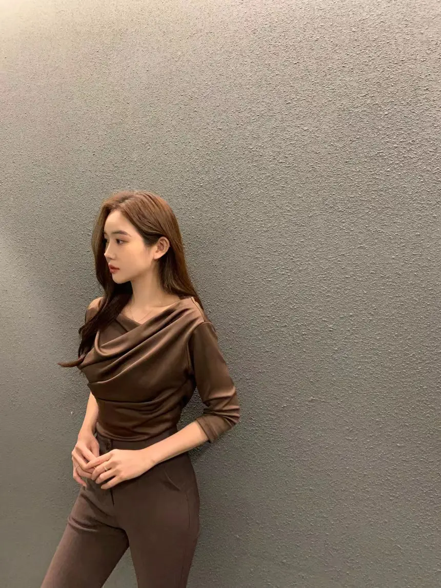 플라워 디자인 루즈핏 티셔츠 상세 이미지 12