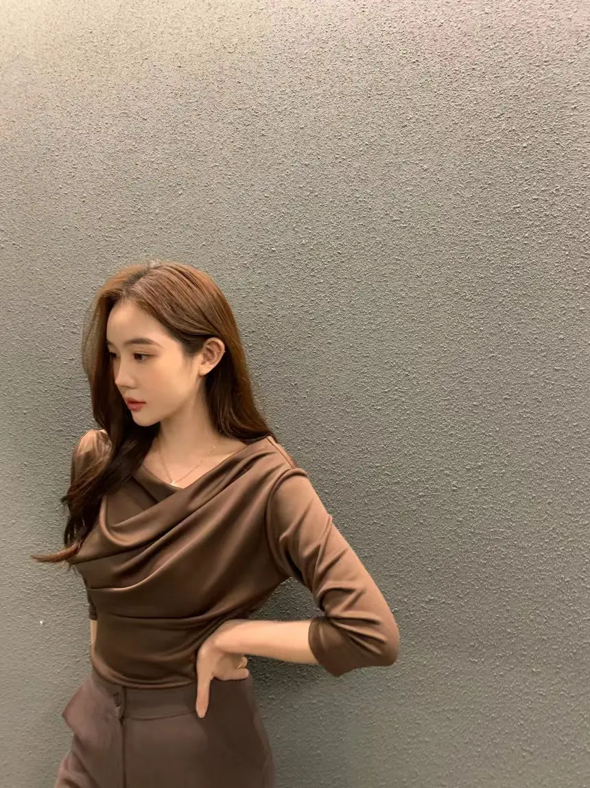 플라워 디자인 루즈핏 티셔츠 상세 이미지 13