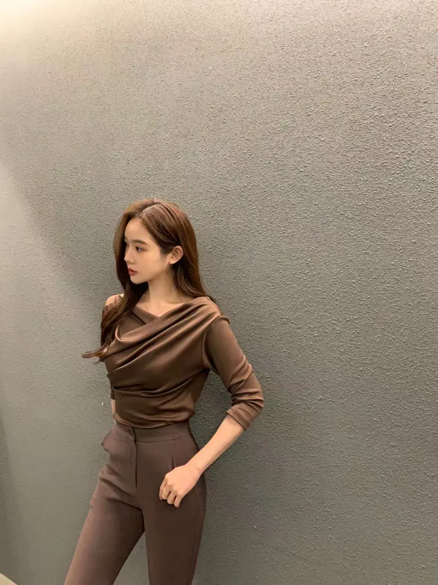 플라워 디자인 루즈핏 티셔츠 상세 이미지 17