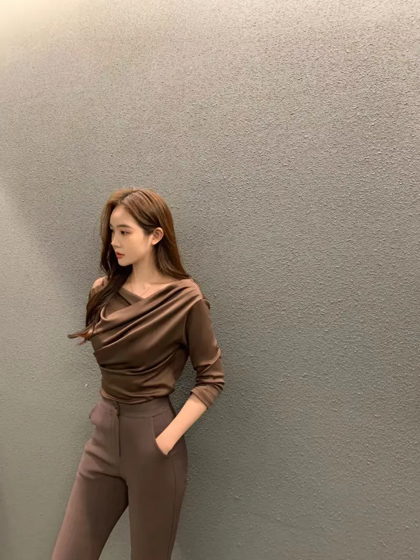 플라워 디자인 루즈핏 티셔츠 상세 이미지 18