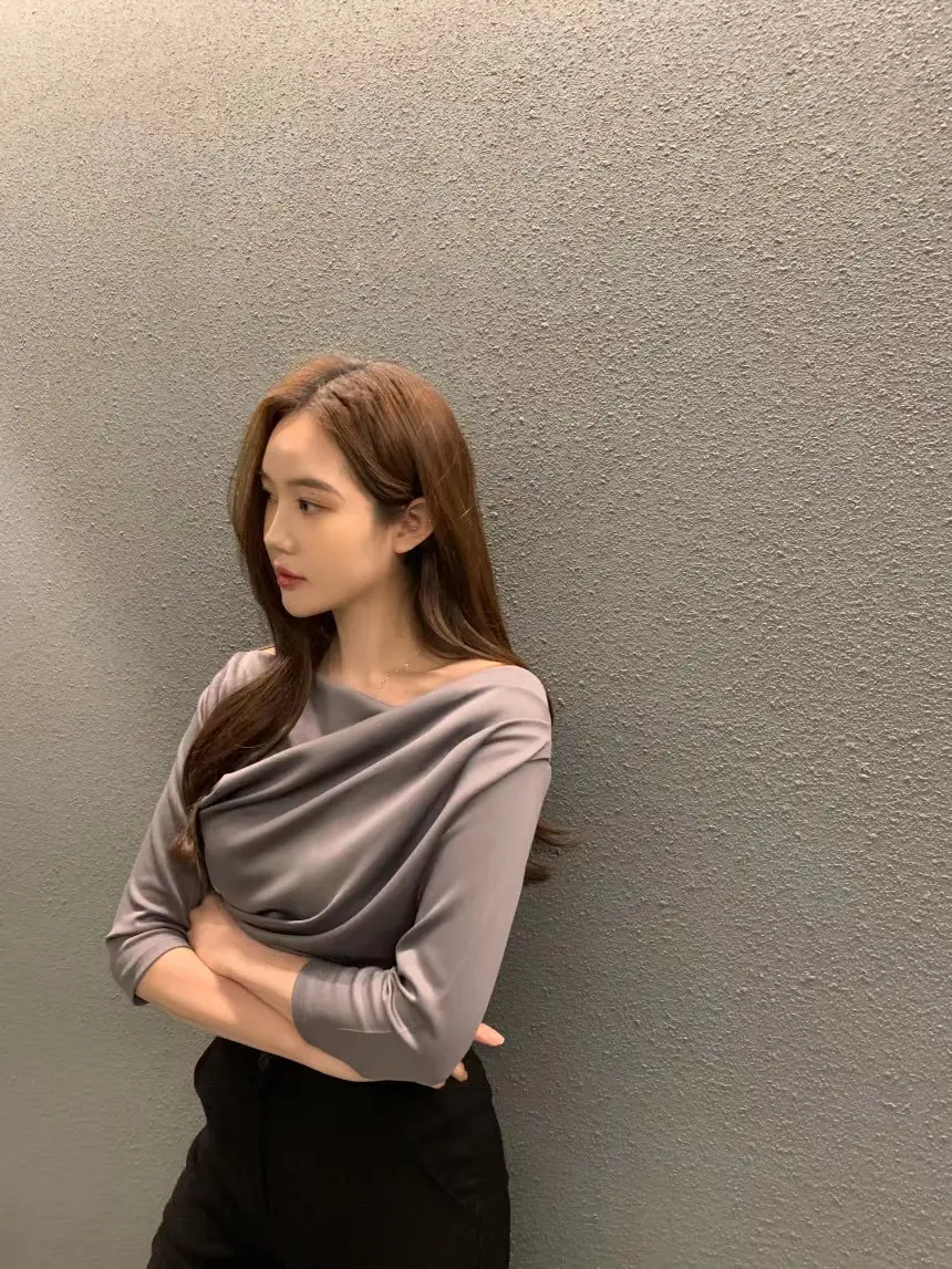 플라워 디자인 루즈핏 티셔츠 상세 이미지 23