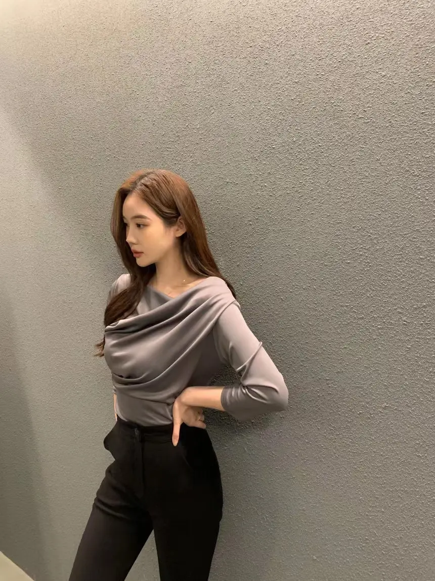 플라워 디자인 루즈핏 티셔츠 상세 이미지 27