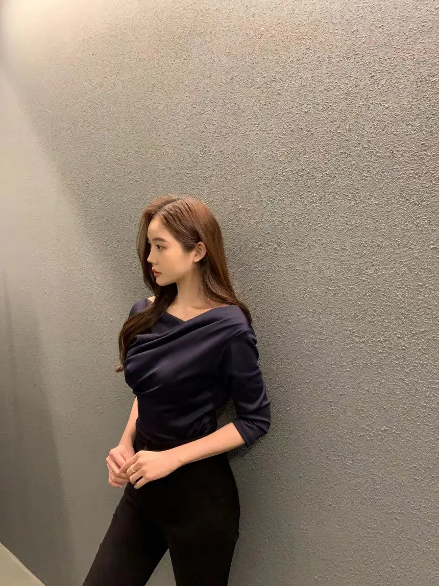 플라워 디자인 루즈핏 티셔츠 상세 이미지 31