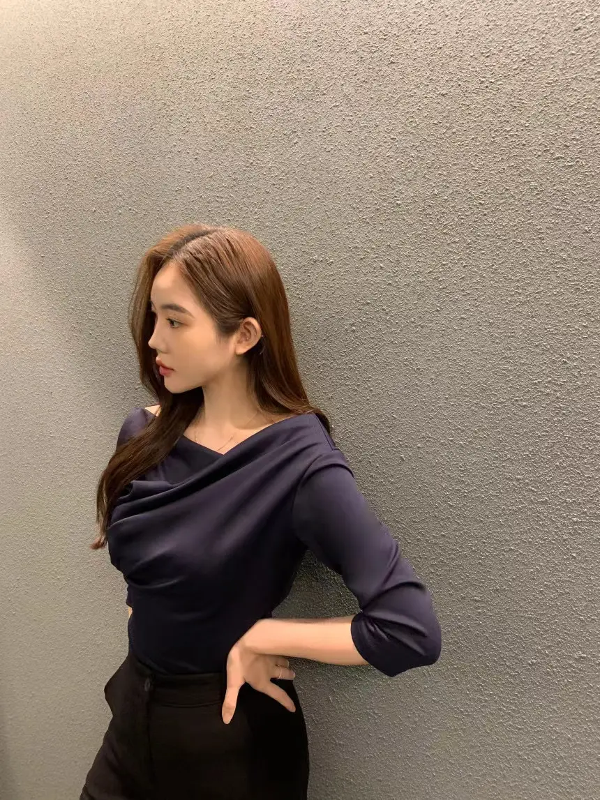 플라워 디자인 루즈핏 티셔츠 상세 이미지 32