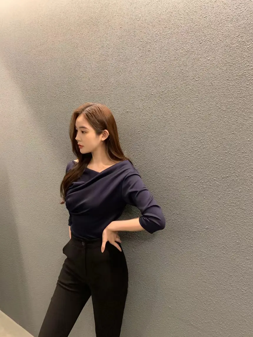 플라워 디자인 루즈핏 티셔츠 상세 이미지 33
