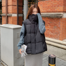 韩版马甲短款加厚小个子宽松时尚港风学生羽绒棉服面包服ins外套