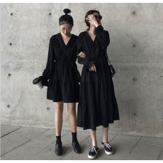 批发2026早春大码女装打底洋气显瘦遮肚减龄<b class='q'>连衣裙</b>闺蜜裙 M-4XL200斤