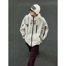 批发美式冲锋衣外套男女春<b class='q'>秋</b>高级设计感小众情侣潮牌机能风衣夹克休闲