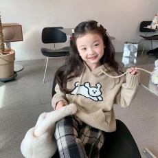 批发童装儿童针织马甲秋季新款男女童坎肩中小童毛衣背心宝<b class='q'>宝马</b>夹外穿