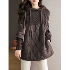 批发中长款卫衣女士遮屁股春<b class='q'>秋</b>2025新款时尚洋气<b class='q'>秋</b>冬连帽毛衣拼接上衣