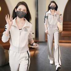 官图  高含棉运动休闲套装女2026春秋季时尚减龄开衫跑步服两件套
