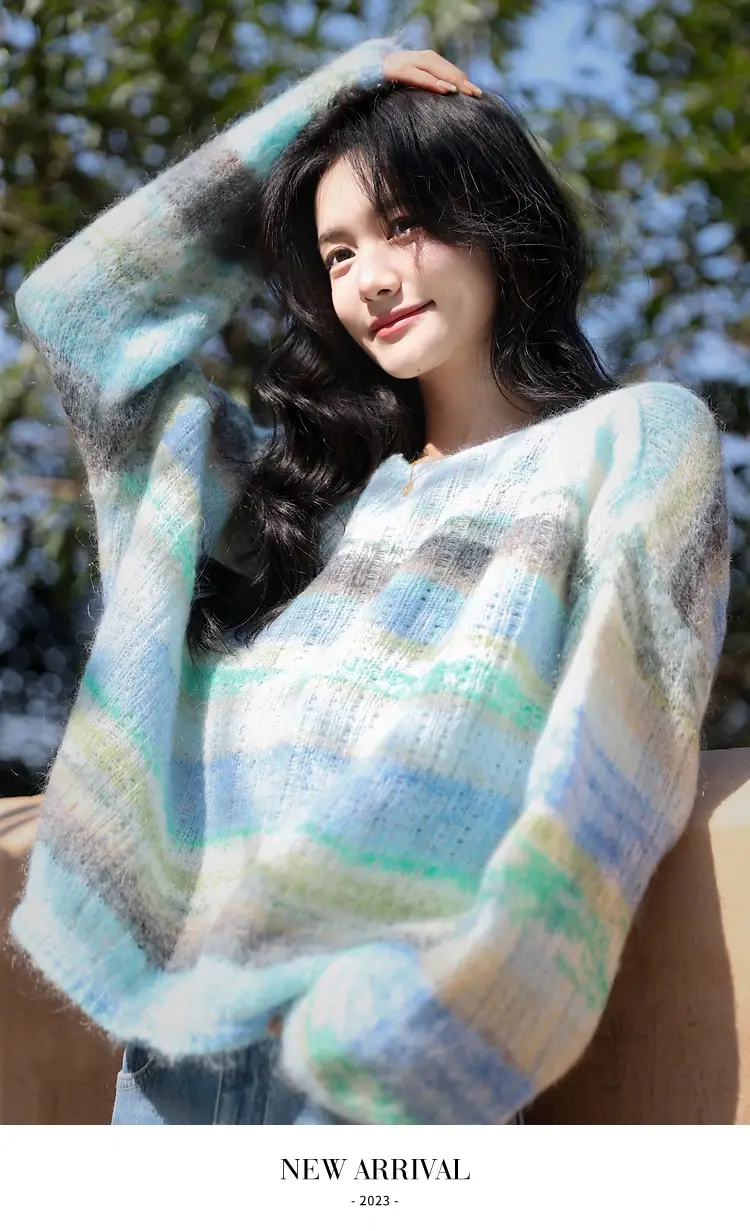 루즈핏 울 마헤어 가디건 상세 이미지 2