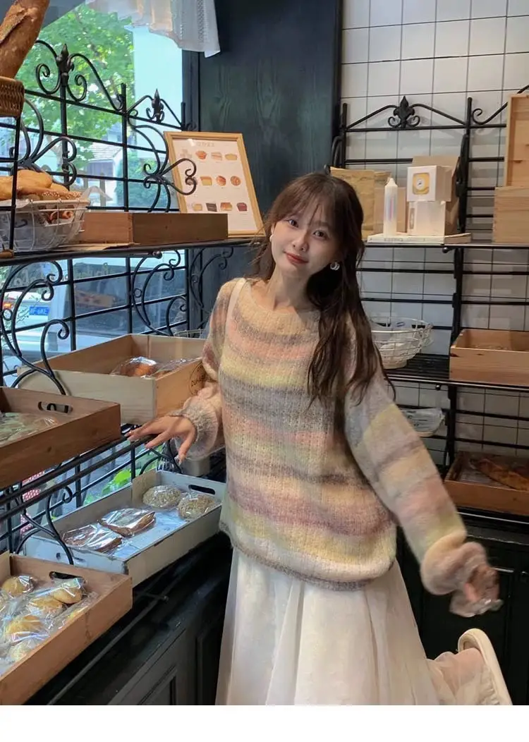 루즈핏 울 마헤어 가디건 상세 이미지 4