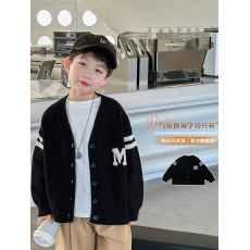 批发童装儿童针织马甲秋季新款男女童坎肩中小童毛衣背心宝<b class='q'>宝马</b>夹