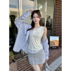 批发现货，6535棉➕内里<b class='q'>显瘦</b>超短裙包臀裙裙裤女裤裙休闲运动抽绳短裙