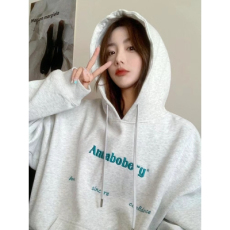 批发韩国<b class='q'>外贸</b>加绒卫衣女韩版潮学生宽松慵懒风长袖加厚上衣连帽<b class='q'>外套</b>