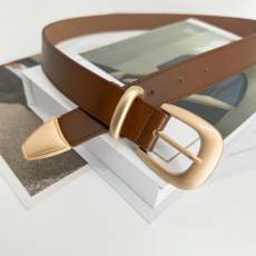 批发新款腰带女生韩版皮带针扣复古ins风皮带时髦高级感百搭牛仔裤带