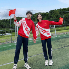 批发实拍情侣装新款秋冬小初高中生班服校服运动会