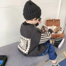 批发<b class='q'>男童</b><b class='q'>毛</b>衣外套<b class='q'>针织</b><b class='q'>开衫</b>儿童秋装2024新款中小童宝宝外穿上衣韩韩系